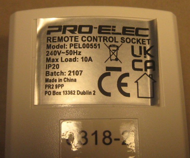 Remote Control Socket, 3 Pack - Pro Elec