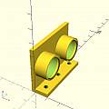 3D printer ultrasonic bracket, David Pilling